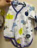 欢喜小熊婴儿包屁衣宝宝春季内穿纯棉长袖打底衣新生儿衣服三角哈衣2件装 实拍图