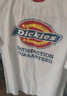 dickieslogo印花短袖T恤情侣款圆领休闲男装T恤 DK007088 白色 XXL  实拍图