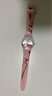 斯沃琪（Swatch）瑞士手表 国潮礼盒款 红鸢 毕业礼物男女情侣石英表SO31Z102 实拍图