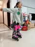 乐秀（ROADSHOW） 轮滑鞋儿童碳纤维速滑鞋平花旱冰鞋专业男女童竞速鞋溜冰鞋RX3CT 玫红R8D套装【送碳纤鞋保护鞋套大礼包】 M (33-35) 实拍图