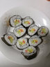 阿一波 寿司海苔紫菜包饭 寿司卷食材寿司料理家用海味即食烤海苔大片 8枚+竹帘18g 实拍图