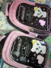 芭菲尼儿童书包1-3-5-6年级双肩7-9-12周岁书包小学生女孩韩版可爱公主 大号（黑色）书包适合3-6年级 实拍图