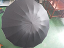 臻语（ZHENYU）32骨全自动雨伞男士超大号双人加固双层抗风折叠反向伞车载女晴雨 24骨1.26米防雨防晒黑色 实拍图