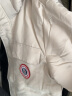NASA BASE官方潮牌羽绒服男女款秋冬季青少年情侣衫加厚保暖中长款连帽外套 826-米白(枫叶) 3XL（推荐体重171-200斤） 实拍图