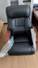 盛宁 老板椅真皮牛皮可躺办公椅按摩家用实木四脚大班椅书房会议椅子 黑色普通牛皮 不加脚踏 不加按摩 实拍图