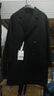 伯爵卓尔高端全羊毛双面呢大衣100%男士2025秋冬季新款中长款通勤男装外套 黑色 【常规款-无内胆】 M (170) 实拍图