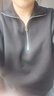班尼路（Baleno）半拉链设计感翻领卫衣女2025秋冬季新款加绒加厚保暖外穿内搭上衣 实拍图