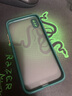 今舞 适用苹果x手机壳iphonexsmax硅胶软边防摔xr外壳全包半透明超薄磨砂男女款潮牌网红硬壳 X/XS 墨绿 实拍图