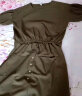 卡吉蘭娜（Kajilanna）棉麻连衣裙女装夏季新款韩版显瘦时尚气质减龄小个子休闲套装裙子 绿色 XL（120-135斤） 晒单实拍图
