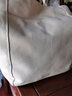 酷达妮帆布包包女新款大容量时尚简约单肩布袋大学生通勤托特包 米灰色 实拍图