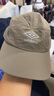 茵宝（Umbro）鸭舌帽新款大头围运动百搭遮阳男女款平沿棒球帽 沙砾棕 均码 实拍图