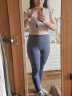 EPIH瑜伽服套装女夏季高级感专业高端健身运动内衣普拉提训练背心衣服 风信紫背心+深灰束腿裤 XL 晒单实拍图