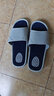 佐哲乔按摩拖鞋男女家用室内防滑穴位带刺颗粒软底足疗脚底按摩拖鞋 皮质B/灰蓝 42-43 【适合41-42码】 实拍图