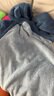 红豆居家（Hodohome）儿童睡衣男童冬季法兰绒保暖家居服男孩加绒加厚睡袍浴袍701蓝150 实拍图
