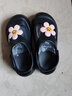 速狐（SUHU）夏季洞洞鞋女软底玛丽珍防滑护士鞋上班韩版学生外穿凉拖鞋凉鞋女 黑色 35-36 适用于35-36的脚 实拍图