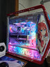 华硕（ASUS）ROG GR701 创世神机箱 吹雪机箱 EVA明日香联名台式机箱ARGB灯板全塔定制机箱翻毛皮白色机箱 吹雪姬主题（蓝白创世神+灯板） 实拍图
