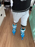 小状元轮滑鞋儿童初学者旱冰鞋溜冰鞋初学者男童女童滑轮鞋生日礼物 入门体验-蓝【工具配件】 S (适合鞋码27-32)八轮全闪 实拍图