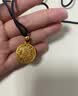 金至尊黄金吊坠八宝罗盘大版古法999足金项链生日礼物计价6.89克 实拍图