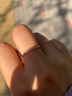 Lnieer999足银素圈戒指男女礼物轻奢小众设计高级感食指戒足银指环尾戒 实心足银999古法戒指 14号 实拍图