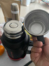 琪虎（QIHU） 保温水壶户外大容量保温壶大号车载式保温水瓶316不锈钢车用男 1.6L黑色 实拍图