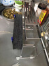 鼎珈派德国不锈钢刀架壁挂式厨房用品菜刀筷子菜板刀具收纳置物架子一体 砂银桌面款【304食品级】 实拍图