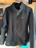 拓路者户外抓绒衣男立领冬季加绒加厚内胆摇粒绒外套团购中老年春装大码 碳灰 XL 实拍图
