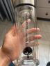 希诺双层玻璃杯商场专柜款过滤泡茶杯男士水杯高档防烫水晶定制礼品杯 6702-345ml-带滤网-专柜小树款 实拍图