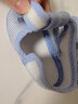 拉米奇骐女宝宝学步鞋0-1岁软底防滑不掉春夏季6—12个月婴儿鞋男幼儿布鞋 爱心蓝色 13码内长11.5CM 实拍图