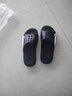 李宁拖鞋运动拖鞋男沙滩鞋夏季新款韦德之道轻便魔术贴运动凉拖鞋子 黑/白 41 实拍图