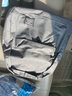 轻鸥新款大容量背包男女双肩包男士韩版充电休闲商务电脑包学生书包 灰色标准中号 实拍图