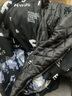 XOB SPIRIT冬季外套男棉衣青少年初中学生高棉服男夹克迷彩雪山休闲潮流男装 羽毛-黑蓝色 XL (130-145斤) 实拍图