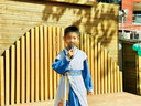 奥蒙威男童汉服古装儿童国学服新中式古代儿童男孩唐装学生演出服YJA92 YR-ST50云龙 140 实拍图
