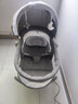 优乐博（ULOP）婴儿摇摇椅电动摇椅哄娃神器新生儿见面送礼满月礼物宝宝哄睡躺椅 初生婴儿用品摇椅摇篮摇摇床 灰色 蚊帐+安抚玩具架+双面睡垫 实拍图