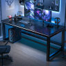 卓博电脑桌台式书桌电竞游戏桌学习桌办公长条桌子BZ08酷黑1.4米 晒单实拍图
