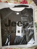 JEEP SPIRIT吉普纯棉背心男夏季圆领无袖体恤男士外穿弹力打底衫 黑色 2XL  实拍图
