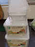 家の物语（KATEI STORY）日本大容量冰箱保鲜盒食品级收纳盒塑料密封双层沥水篮蔬菜水果盒 双层沥水保鲜盒-中号3L单件装 实拍图