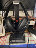 钛度（Taidu）WE100暗黑骑士 耳机支架 头戴式专用展示架 RGB灯效 带USB/TYPE-C拓展口 黑色 实拍图