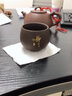 页川百世 紫砂杯小茶杯大号主人杯单杯功夫茶杯主人品茗杯单个手工陶瓷送礼自用茶杯一个可定制 紫泥禅定杯百家姓定制-联系客服 实拍图