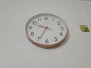 鹏创石英钟家用客厅现代轻奢钟表挂墙挂表电子时钟简约大气卧室挂钟 实拍图