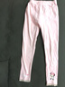 迪士尼女童打底裤春秋儿童裤子25洋气新款外穿秋装中大童长裤童装 【春秋A款】蕾丝边 粉色 97149 130 实拍图