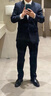 杉杉西服套装男士四季修身职业正装西装商务伴郎新郎服结婚礼服男装 实拍图