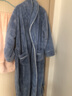 岁末秋冬季加绒加厚舒棉绒睡袍冬天加肥大码轻奢情侣浴袍女加长款睡衣 海清男 3XL 【175-190身高，160-200斤】 实拍图