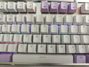 本手机械键盘有线键鼠套装 紫色键盘鼠标猫耳朵耳机三件套 背光可爱男女生办公台式电脑笔记本电竞游戏 紫白-混光茶轴两件套【键盘+鼠标】 实拍图
