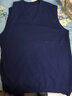恒源祥羊毛背心男士轻薄羊毛衫毛衣V领马甲针织衫坎肩 藏青 M(170) 实拍图