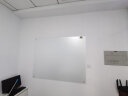 惠鑫 磁性超白哑光玻璃白板挂式办公会议教学写字板家用可投影黑板墙可定制珐琅看板 120*150cm（超高清） 晒单实拍图