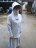 BODACHEL防晒衣女防紫外线UPF50+夏季女装外套2024年新款冰丝大码防晒服 【宽松款】空蓝-女 三防面料 L 实拍图
