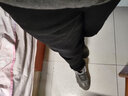 花花公子（PLAYBOY）牛仔裤男修身秋冬季男士休闲裤子男纯色弹力小脚裤 黑色加绒 31 实拍图