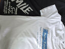 雅鹿短袖t恤男纯棉夏季新款休闲运动青少年学生宽松大码宽肩男士T恤衫 白你好未来 XL （重140-150斤高170-175） 实拍图