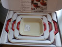 珐宝（staub）加厚方形烤盘3件套  27cm+20cm+14cm樱桃红 40508-162 实拍图