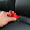 百臣 儿童安全座椅isofix接口引导槽汽车用isofix连接带导向槽卡扣配件 导向槽红色一对【顺丰发货】 实拍图